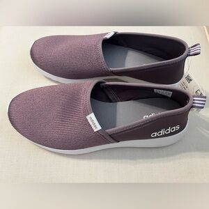 🔥 New Adidas Women's Mauve Purple Slip-On Sneakers